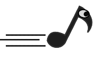 Note in a Hurry — Always racing to the next beat.