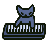 Pianist Critter — This cute little critter sweeps her fingers across the piano, playing a soft melody as you cruise down the streets at night. 