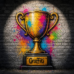 Graffiti Gold Cup